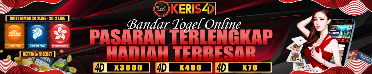 Keris4d1.com Situs Togel Casino dan Slot Terbaik